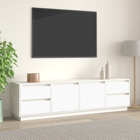 Tv Cabinet 176X37X47.5 Cm Solid Wood Pine