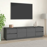 Tv Cabinet 176X37X47.5 Cm Solid Wood Pine