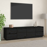 Tv Cabinet 176X37X47.5 Cm Solid Wood Pine