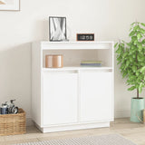 Sideboard 70X34X80 Cm Solid Wood Pine