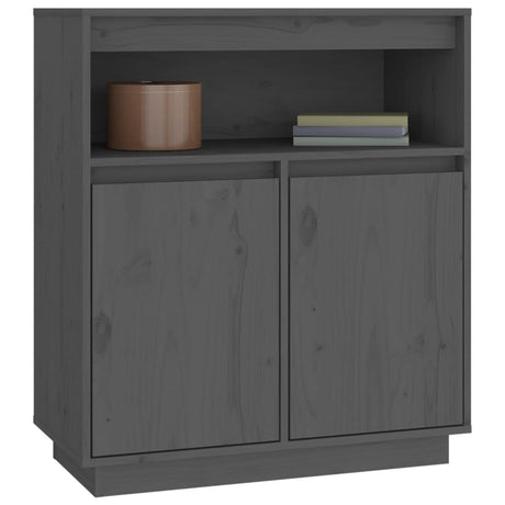 Sideboard 70X34X80 Cm Solid Wood Pine