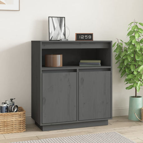 Sideboard 70X34X80 Cm Solid Wood Pine