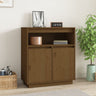 Sideboard 70X34X80 Cm Solid Wood Pine