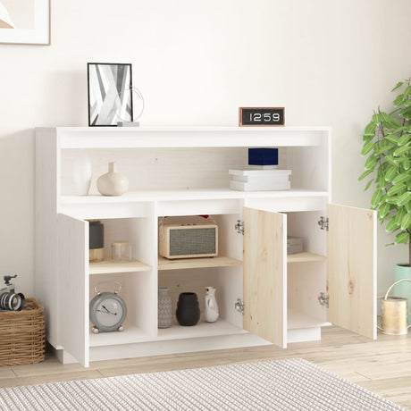 Sideboard 104.5X34X80 Cm Solid Wood Pine
