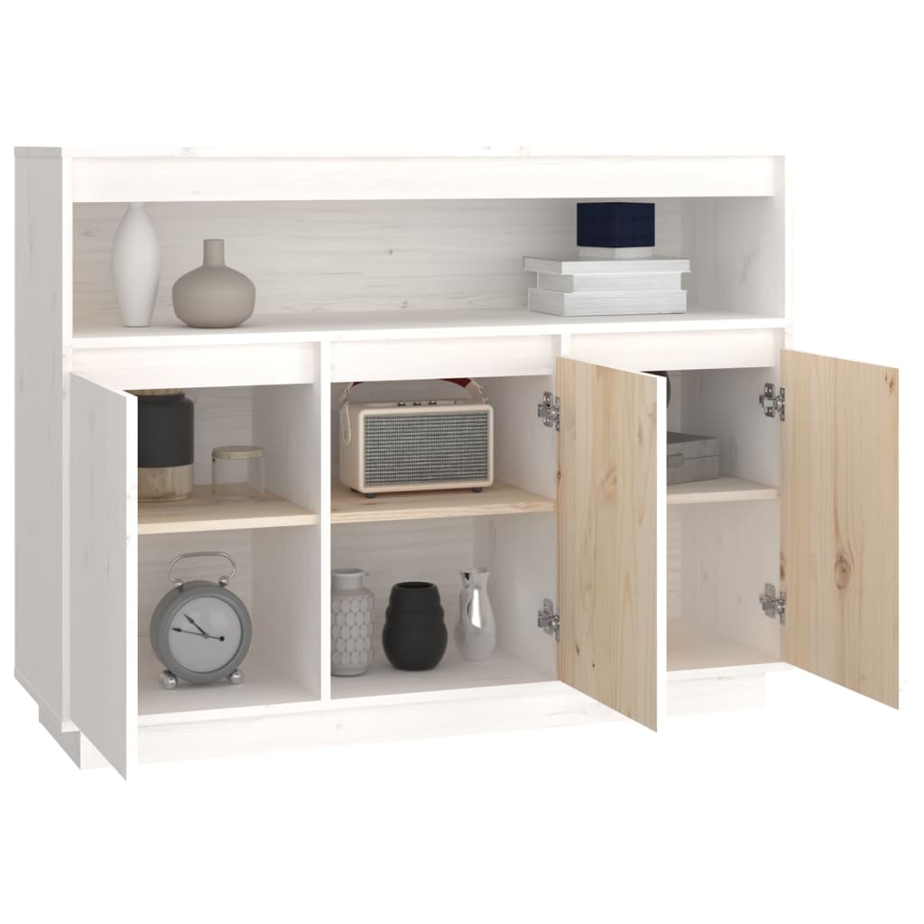 Sideboard 104.5X34X80 Cm Solid Wood Pine
