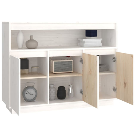 Sideboard 104.5X34X80 Cm Solid Wood Pine