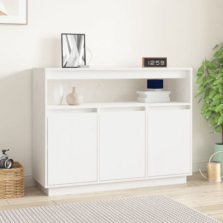 Sideboard 104.5X34X80 Cm Solid Wood Pine