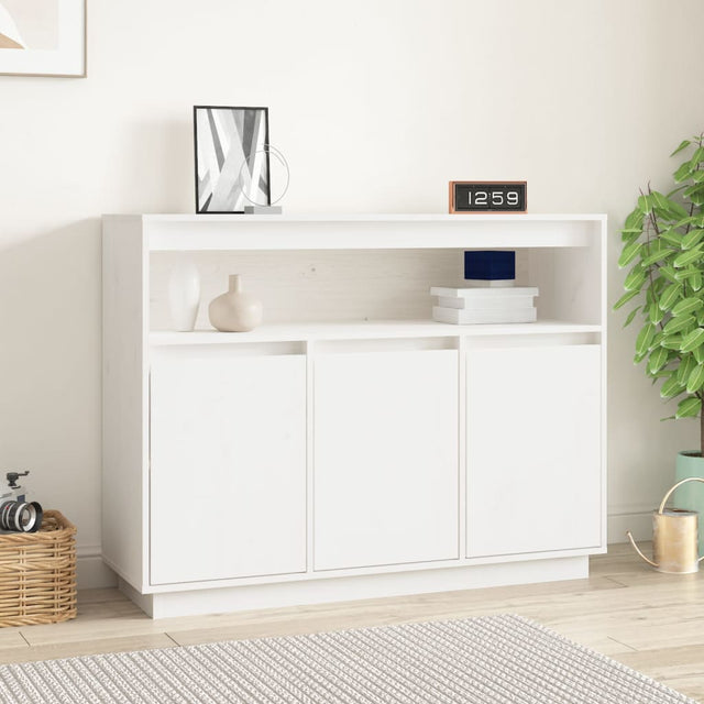 Sideboard 104.5X34X80 Cm Solid Wood Pine