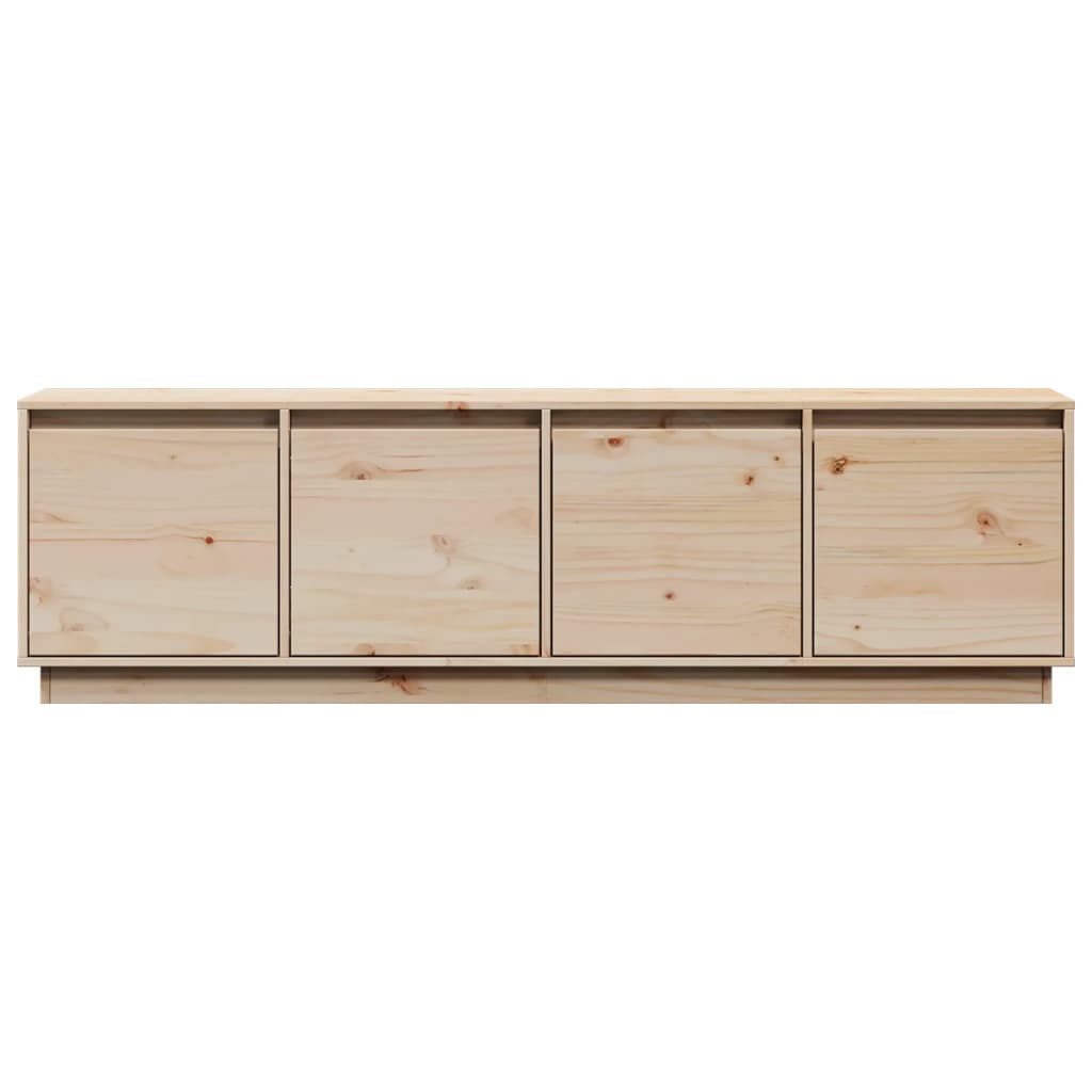Tv Cabinet 156X37X45 Cm Solid Wood Pine
