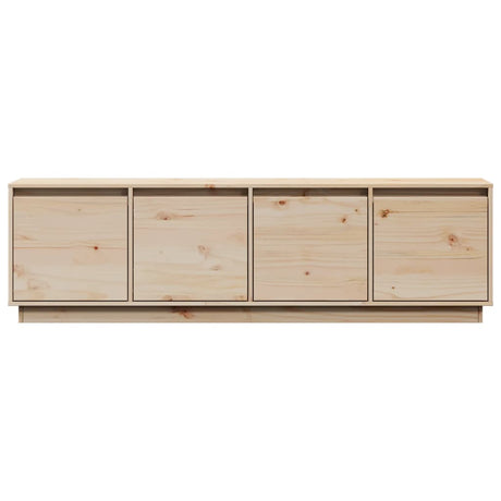 Tv Cabinet 156X37X45 Cm Solid Wood Pine