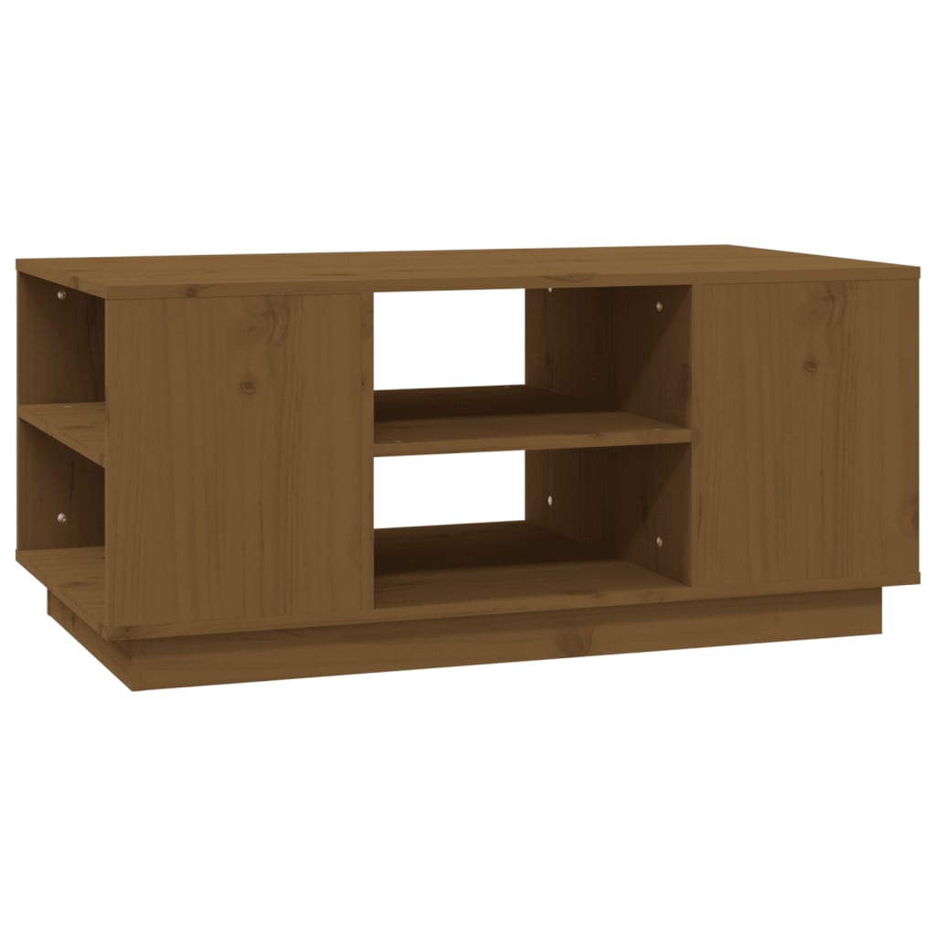 Coffee Table 90X49X40.5 Cm Solid Wood Pine