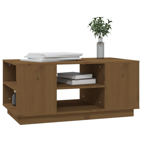 Coffee Table 90X49X40.5 Cm Solid Wood Pine