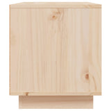 Tv Cabinet 80X35X40.5 Cm Solid Wood Pine