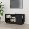 Tv Cabinet 80X35X40.5 Cm Solid Wood Pine