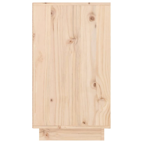 Shoe Cabinet 110X34X61 Cm Solid Wood Pine