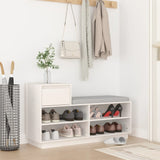 Shoe Cabinet 110X34X61 Cm Solid Wood Pine