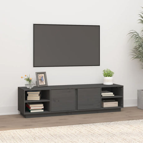 Tv Cabinet 156X40X40 Cm Solid Wood Pine