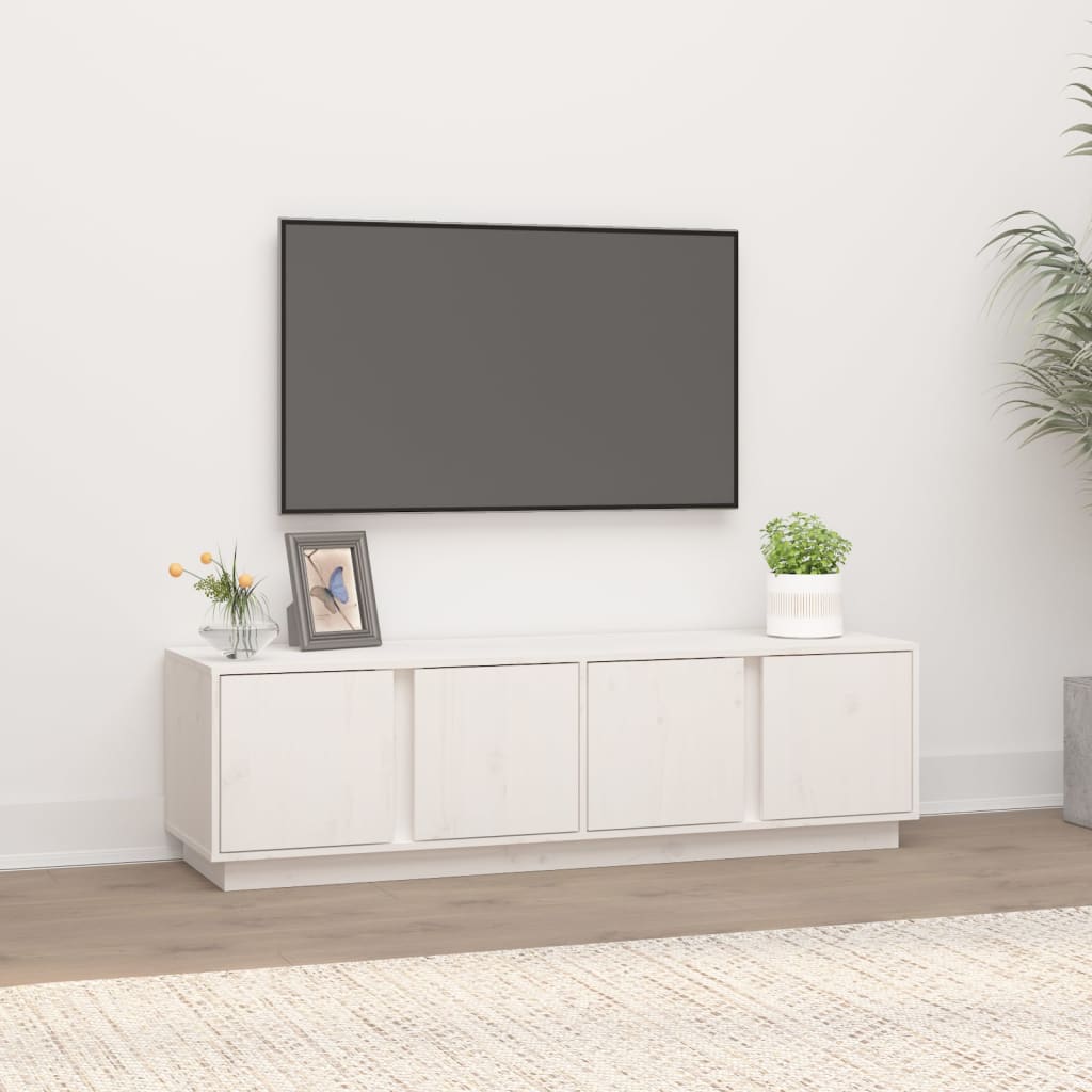 Tv Cabinet 140X40X40 Cm Solid Wood Pine