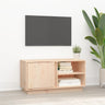Tv Cabinet 80X35X40.5 Cm Solid Wood Pine