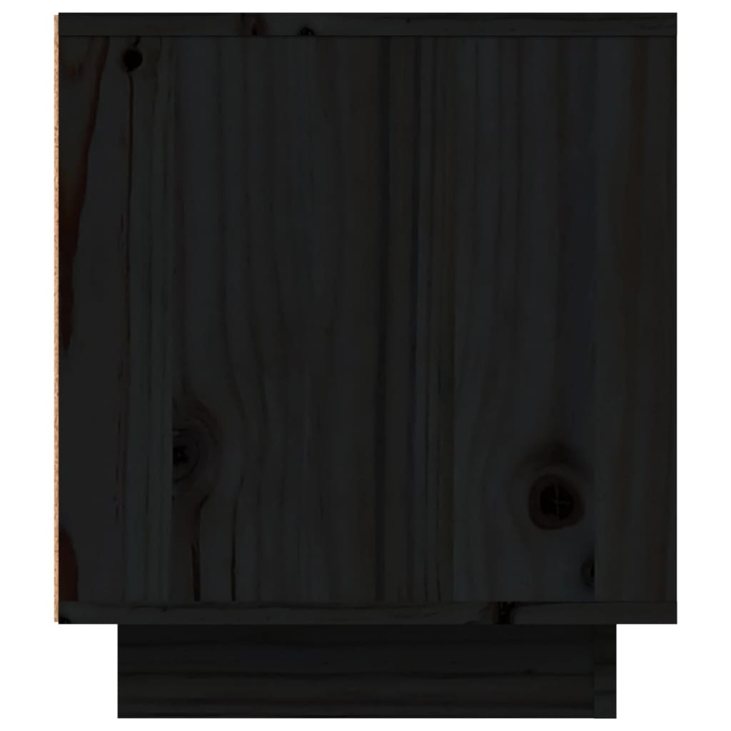 Tv Cabinet 80X35X40.5 Cm Solid Wood Pine