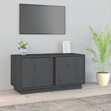 Tv Cabinet 80X35X40.5 Cm Solid Wood Pine