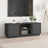 Tv Cabinet 110X35X40.5 Cm Solid Wood Pine