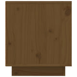 Tv Cabinet 110X35X40.5 Cm Solid Wood Pine