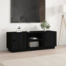 Tv Cabinet 110X35X40.5 Cm Solid Wood Pine