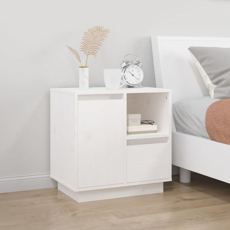 Bedside Cabinets 2 Pcs 50X34X50 Cm Solid Wood Pine