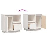 Bedside Cabinets 2 Pcs 50X34X50 Cm Solid Wood Pine