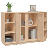 Sideboard 120X35X80 Cm Solid Wood Pine