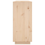 Sideboard 120X35X80 Cm Solid Wood Pine