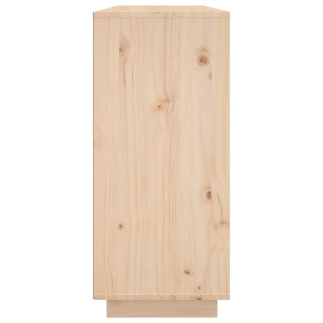 Sideboard 120X35X80 Cm Solid Wood Pine