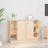 Sideboard 120X35X80 Cm Solid Wood Pine