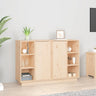 Sideboard 120X35X80 Cm Solid Wood Pine