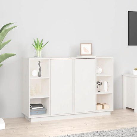 Sideboard 120X35X80 Cm Solid Wood Pine