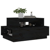 Coffee Table 80X55X40.5 Cm Solid Wood Pine