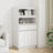 Highboard 60X40X116.5 Cm Solid Wood Pine