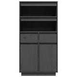 Highboard 60X40X116.5 Cm Solid Wood Pine