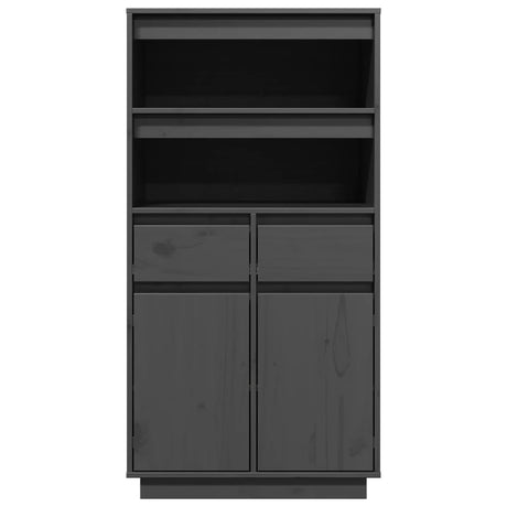 Highboard 60X40X116.5 Cm Solid Wood Pine