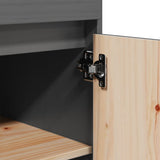 Highboard 60X40X116.5 Cm Solid Wood Pine