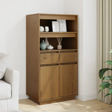 Highboard 60X40X116.5 Cm Solid Wood Pine