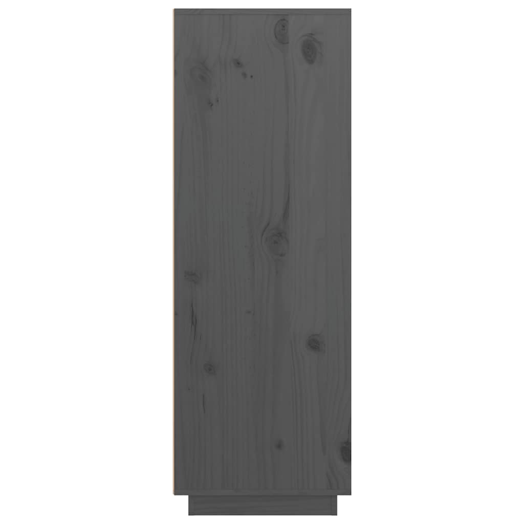 Highboard 89X40X116.5 Cm Solid Wood Pine