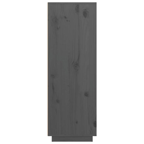 Highboard 89X40X116.5 Cm Solid Wood Pine