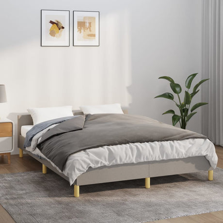 Weighted Blanket With Cover Grey Fabric