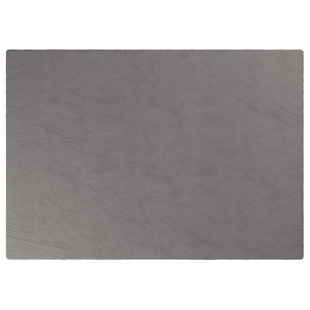 Weighted Blanket With Cover Grey Fabric