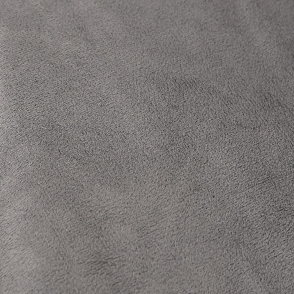 Weighted Blanket With Cover Grey Fabric