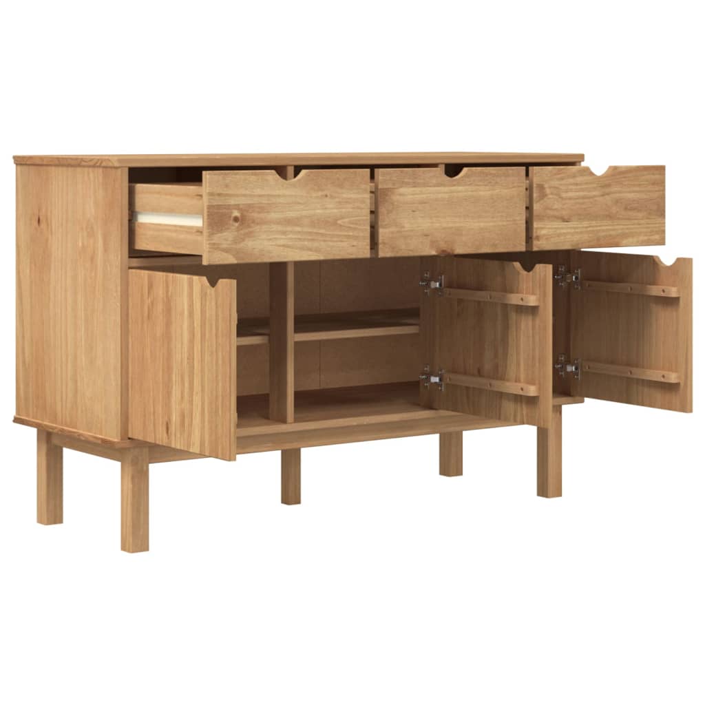 Sideboard Otta 114X43X73.5 Cm Solid Wood Pine