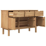 Sideboard Otta 114X43X73.5 Cm Solid Wood Pine