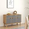 Sideboard Otta 114X43X73.5 Cm Solid Wood Pine